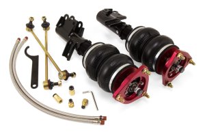 Hyundai Genesis Coupe Air Suspension Kit - Front - Air Lift - Double-Bellow Air Springs + Monotube Dampers - Red - `10-`16